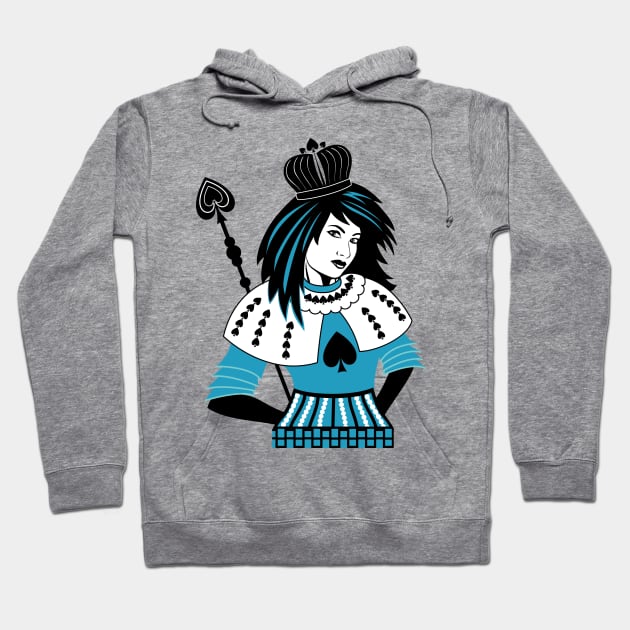 Lady of Spades Hoodie by SWON Design